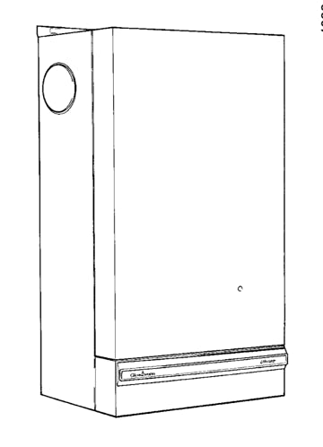 Line diagram of Glow Worm Ultimate gas central heating boiler